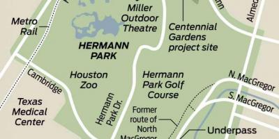Kaart Hermann park