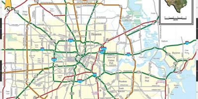 Linna Houston kaart