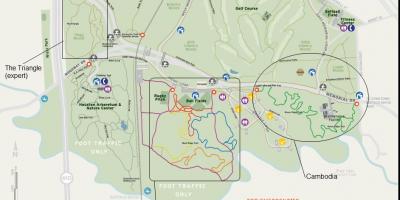 Kaart Houston Memorial park