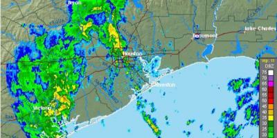 Vihm kaart Houston
