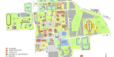 University of Houston kaart